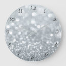 Search for silver sparkle clocks Trendy