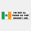 Search for luck bumper stickers Irish