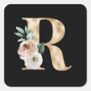 Search for initial r stickers Gold