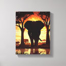 Search for african silhouette art Elephant