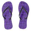 Search for black and white checkered thongs Pattern