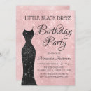 Search for black dress invitations Rose gold