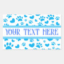 Search for paw print heart stickers Black