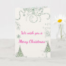 Search for calm christmas cards Pine trees
