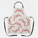 Search for red bow aprons Modern