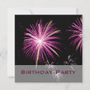 Search for fireworks birthday invitations Colourful