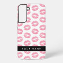 Search for lip print cases Pink lipstick