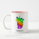 Search for unicorn lovers mugs Rainbow
