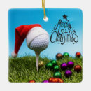 Search for santa golf christmas tree decorations Xmas