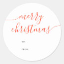 Search for red merry christmas stickers Minimalist