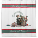 Search for santa shower curtains Elegant