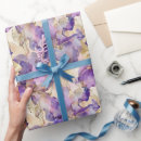 Search for purple floral wrapping paper White