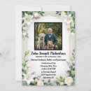 Search for white lily funeral invitations Memorial service