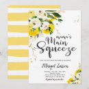 Search for lemonade baby shower invitations Mama's main squeeze