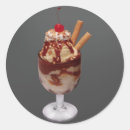 Search for ice cream sundae stickers Cherry