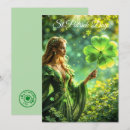 Search for four leaf clover invitations St patrick day
