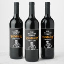 Search for halloween wine labels Skeleton