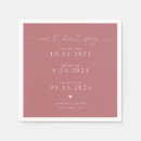 Search for love napkins Pink