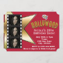 Search for hollywood birthday invitations Sweet