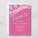 Search for diamond and pearls sweet 16 invitations For her