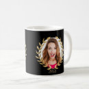 Search for graduation photo mugs Black and gold