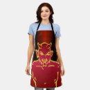 Search for red devil aprons Halloween