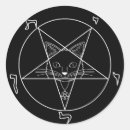 Search for sigil of baphomet stickers Black