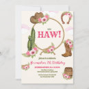 Search for pink cowgirl party invitations Rodeo