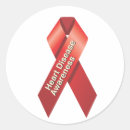 Search for disease awareness stickers Heart
