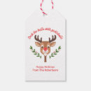 Search for cute reindeer gift tags Classic