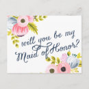 Search for maid of honor bridesmaid cards Be my bridesmaid