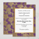 Search for purple lace wedding invitations Pattern