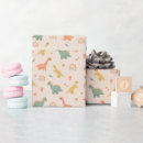 Search for pink dinosaur wrapping paper Cute