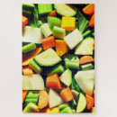 Search for healthy food puzzles Green