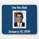 Search for barack obama mousepads Election
