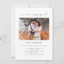 Search for we are engaged invitations Minimalist