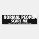 Search for normal bumper stickers Weird