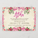 Search for luau baby shower invitations Aloha