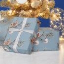 Search for christmas cone wrapping paper Blue