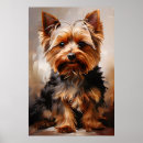 Search for yorkshire terrier art Dog portrait