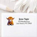 Search for baby cow return address labels Pink