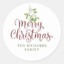 Search for mistletoes stickers Traditional