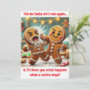 Search for cute gingerbread man christmas cards Santa