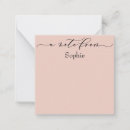 Search for blush pink note cards A note from