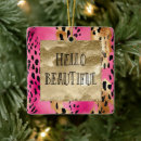 Search for snow leopard christmas tree decorations Animal