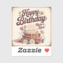 Search for candle making stickers Birthday