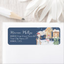 Search for ice skating return address labels Blue