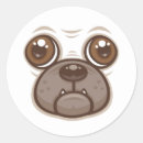 Search for cartoon pug stickers Animal