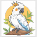 Search for white cockatoo stickers Wildlife