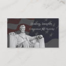 Search for abraham business cards Patriotic